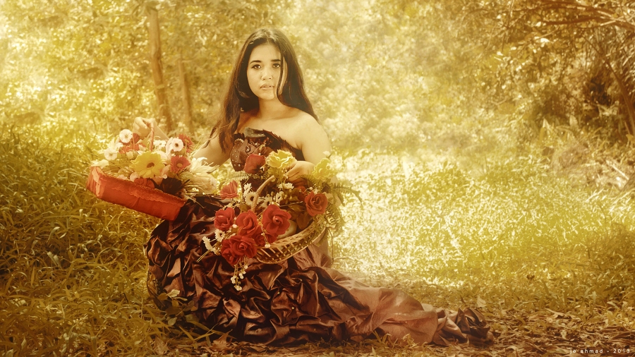 gadis pemetik bunga by je 